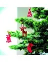 Set 6 adornos árbol en fieltro 7CX1335 - Imagen 6