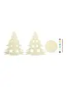 Árbol de Navidad de madera DIY 7CX1493 - Imagen 3