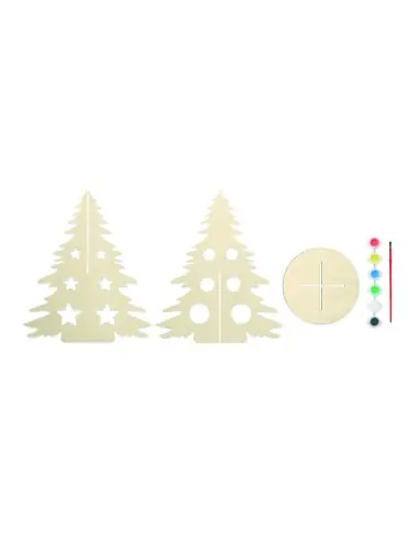 Árbol de Navidad de madera DIY 7CX1493