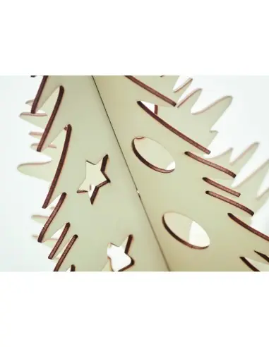 Árbol de Navidad de madera DIY 7CX1493
