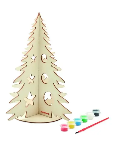 Árbol de Navidad de madera DIY 7CX1493