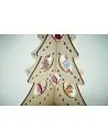 Decoración madera árbol Navidad 7CX1510 - Imagen 4