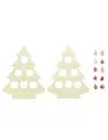 Decoración madera árbol Navidad 7CX1510 - Imagen 7