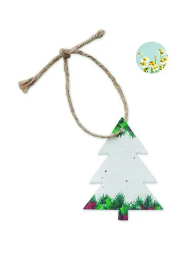 Adorno navideño papel semillas 7CX1517 Adorno navideño papel semillas 7CX1517
