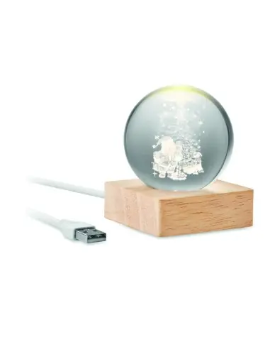 Bola de vidrio LED navideña 7CX1541 Bola de vidrio LED navideña 7CX1541