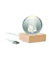 Bola de vidrio LED navideña 7CX1541 - Imagen 1 Bola de vidrio LED navideña 7CX1541 - Imagen 1