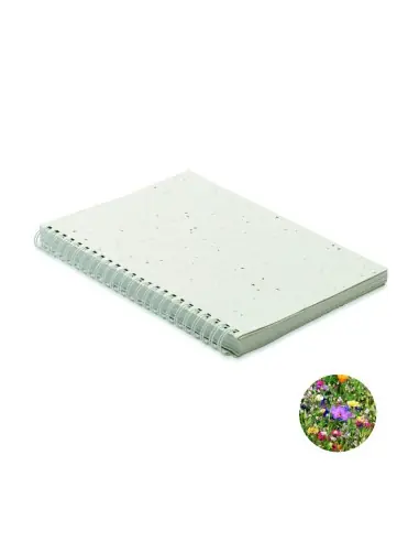 Libreta A5 tapas de semillas 7MO2083 Libreta A5 tapas de semillas 7MO2083