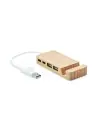 HUB USB de 4 puertos de bambú 7MO2144 - Imagen 1 HUB USB de 4 puertos de bambú 7MO2144 - Imagen 1