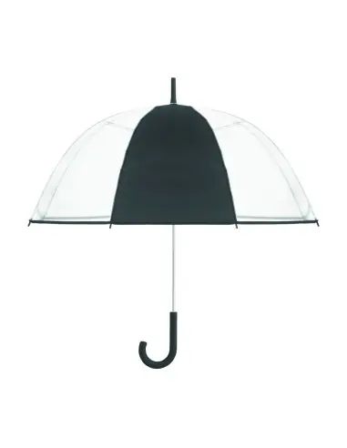 Paraguas transparente de diámetro 102cm/23″ con mango curvo. 7MO2167 Paraguas transparente de diámetro 102cm/23″ con mango curvo. 7MO2167